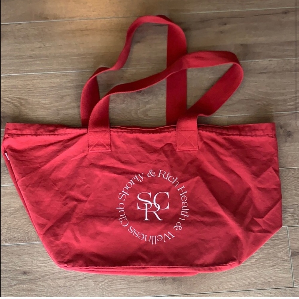 Sporty and Rich Tote Bag Red